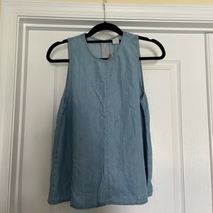 Paper Crane Denim Blouse
